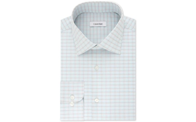  Men’s Non Iron Stretch Regular Fit Check Dress Shirts