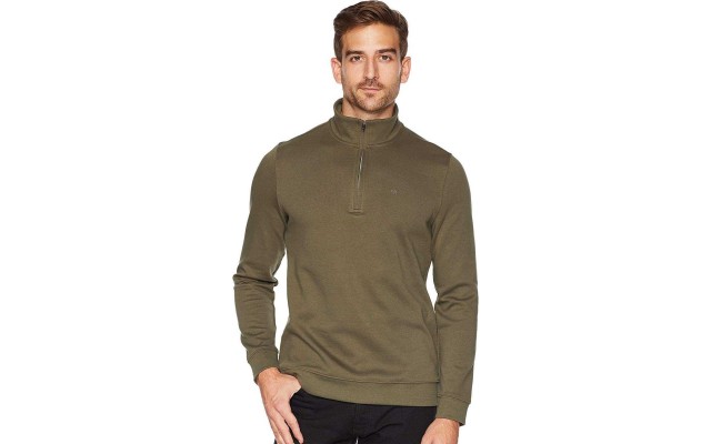  Men’s Quarter-Zip Pullover Sweater
