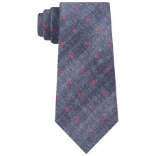 Calvin Klein Men’s Red Hot Slim Neat Tie (Gray/Red)