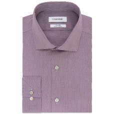 Calvin Klein Men’s Slim Fit Non Iron Stretch Solid Dress Shirts