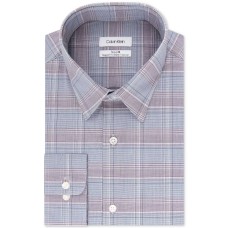 Calvin Klein Men’s Steel Classic/Regular Non-Iron Stretch Performance Dress Shirts