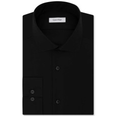 Calvin Klein Men’s Steel Slim-Fit Non-Iron Performance Stretch Jade Dress Shirts