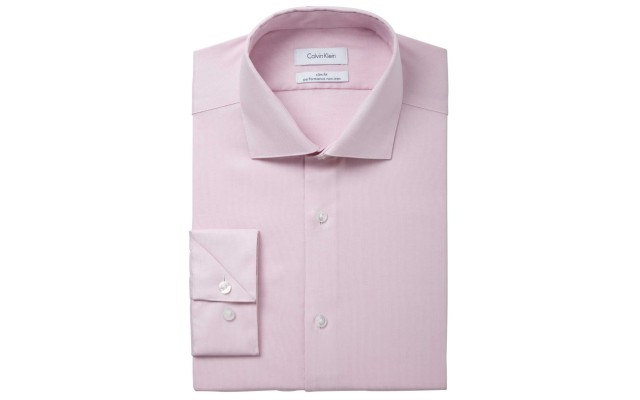 Men’s Steel Slim-Fit Non-Iron Stretch Performance Dress Shirts