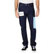 Calvin Klein Men’s Straight-Fit Stretch Logo-Print Jeans