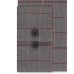  Men’s Thermal Stretch Xtreme Slim Fit Stripe Dress Shirt (Red&Gray, 16/16.5)