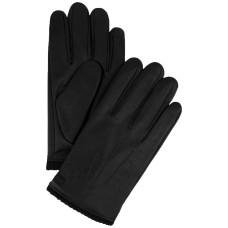 Calvin Klein Men’s Triple Point Knit-Cuff Gloves (Black-L/XL)