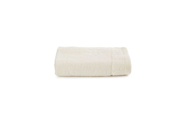  Sculpted Grid Washcloth (Cream)