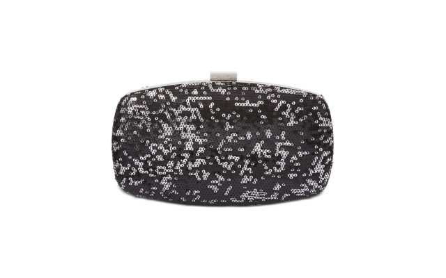   Sequin Clutch (Charcoal)