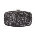   Sequin Clutch (Charcoal)