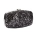   Sequin Clutch (Charcoal)