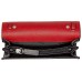  Susan Saffiano Leather Flap Crossbody (Red)
