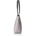  Womens Celia Nylon Organizational Small Handbag Tote (Grey Combo)