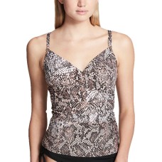 Calvin Klein Women’s Chameleon Crossover Tankini Top Swimsuits