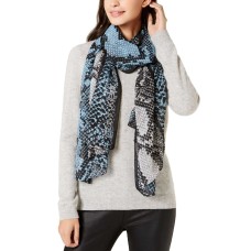 Calvin Klein Women's Colorblocked Python-Print Scarves