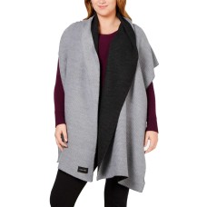 Calvin Klein Women's Double Faced Pleated Blanket Scarves