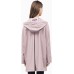  Women’s Hi Lo Hooded Rain Slicker (Eveining Sand, M)