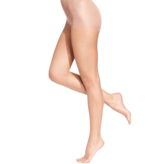  Women’s Infinite Sheer Control Top Tights (Nude 02, A)