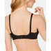  Women’s Invisibles Floral Embroidery Lace Bra (Black, 36C)