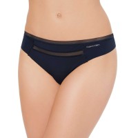 Calvin Klein Women’s Invisibles Mesh-Trim Thong Pantys
