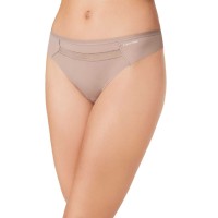 Calvin Klein Women’s Invisibles Mesh-Trim Thong Pantys
