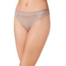 Calvin Klein Women’s Invisibles Mesh-Trim Thong Pantys