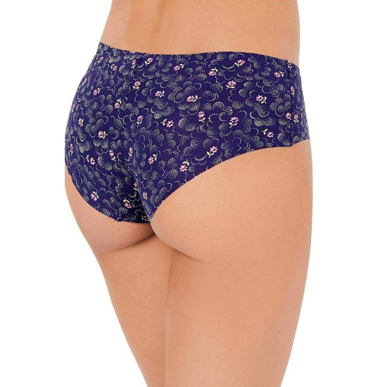  Women’s Invisibles Thong (Blue, XL)