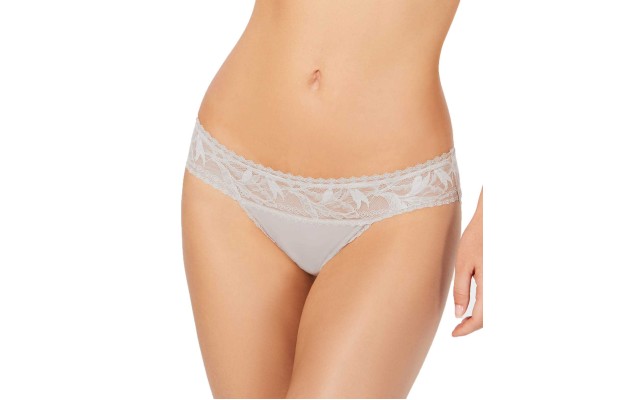  Women's Lace-Trim Bikini Panties