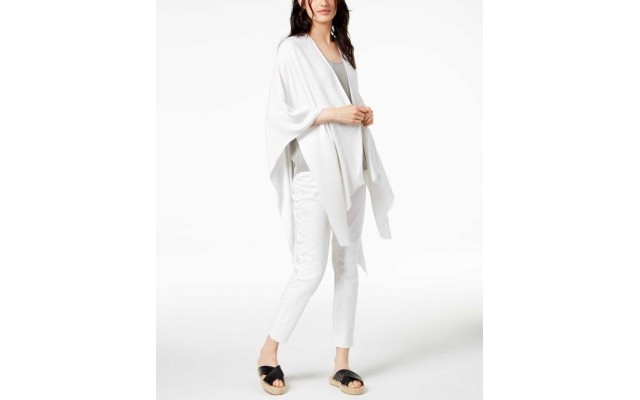  Women's Ombre Metallic Wraps, Eggshell