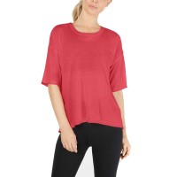 Calvin Klein Women's Performance Split-Back T-Shirt Tops
