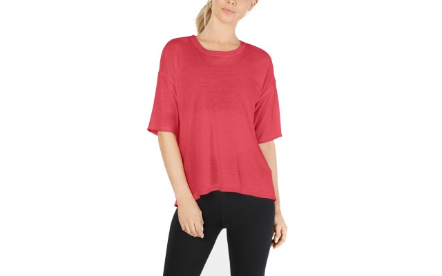 Women's Performance Split-Back T-Shirt Tops