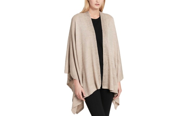  Women’s Studded Knit Cape Wraps
