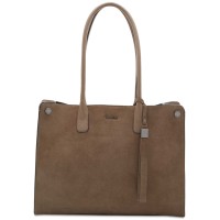 Calvin Klein Women's Victoria Large Handbag Totes, Dark Taupe