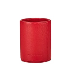 Campo Marzio Round Pebbled Leather Pen Holders