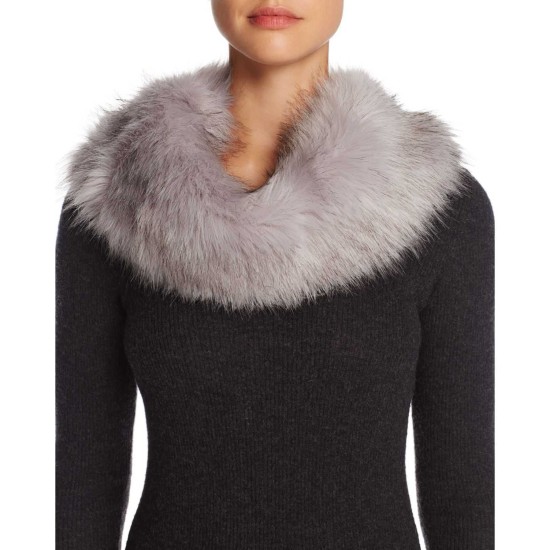  Faux Fur Collar (Gray)