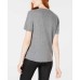  Embellished T-Shirt (Light/Pastel Gray, M)
