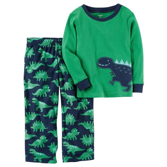 Carter’s 2-Piece Boys Fleece Pajamas Top And Pants Winter Sets