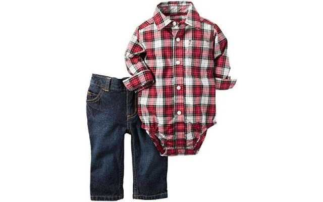 Carter’s Baby Boys’ 2 Pc Sets 127g201, Red, 3M