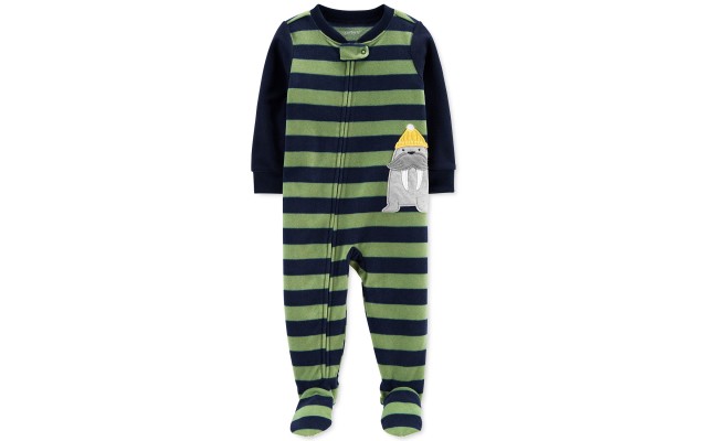 Carter’s Baby Boys Fleece Pajamas Jumpsuits