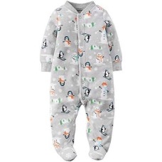 Carter’s Baby Boy’s One Piece (3 Months – Heather Snowman)