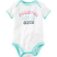 Carter’s Baby Girls’ 4 Ever Cute Bodysuits