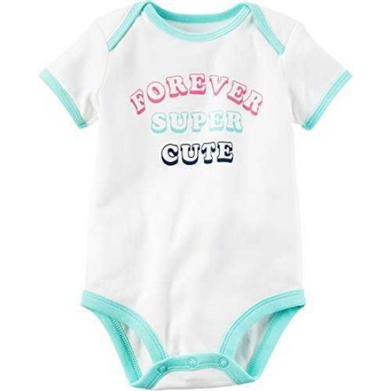 Carter’s Baby Girls’ 4 Ever Cute Bodysuits
