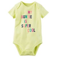 Carter’s Baby Girls’ 4 Ever Cute Bodysuits
