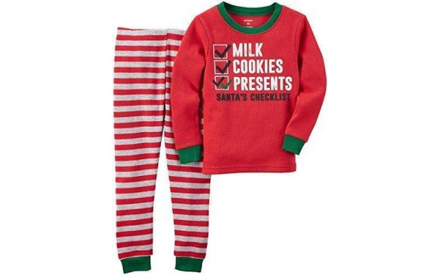 Carter's Boys' 2 Pc Cotton 341g244, Milk and Cookies, 2T
