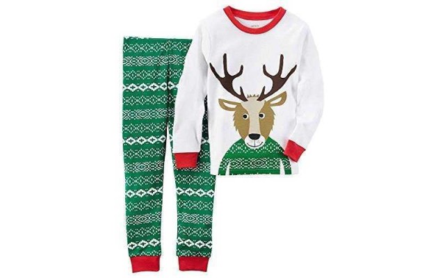Carter’s Boys’ 2 Pc Cotton 341g246, Reindeer, 4T