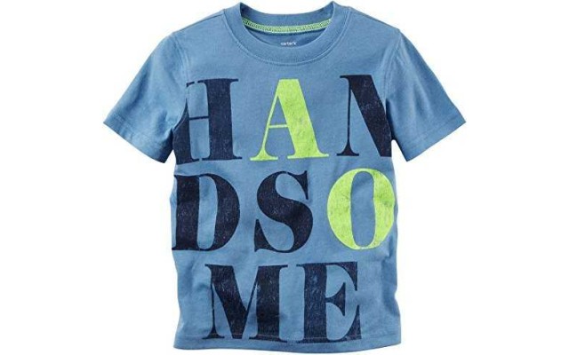 Carter’s Boys’ 2T-8 Short Sleeve Handsome Tee 4T