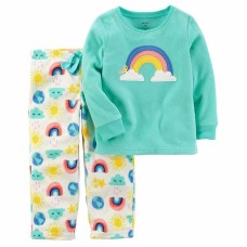 Carter’s Girls’ 2-Piece Fleece Pajamas Top And Pants Sets