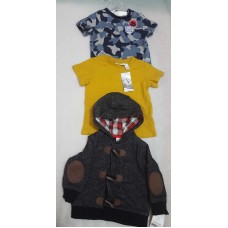 Carter’s Hoodie and 2 pcs. First Impressions T-shirts Boys 6 Months