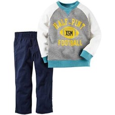 Carters Infant Boys 2-Piece Football Playwear Sweatshirt & Pant Set