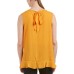 CeCe by Cynthia Steffe Womens Blouse (Orange, Medium)