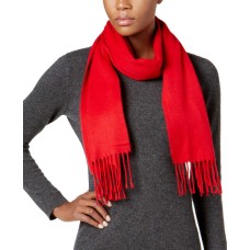 Cejon Women’s Solid Woven Scarf (Red)